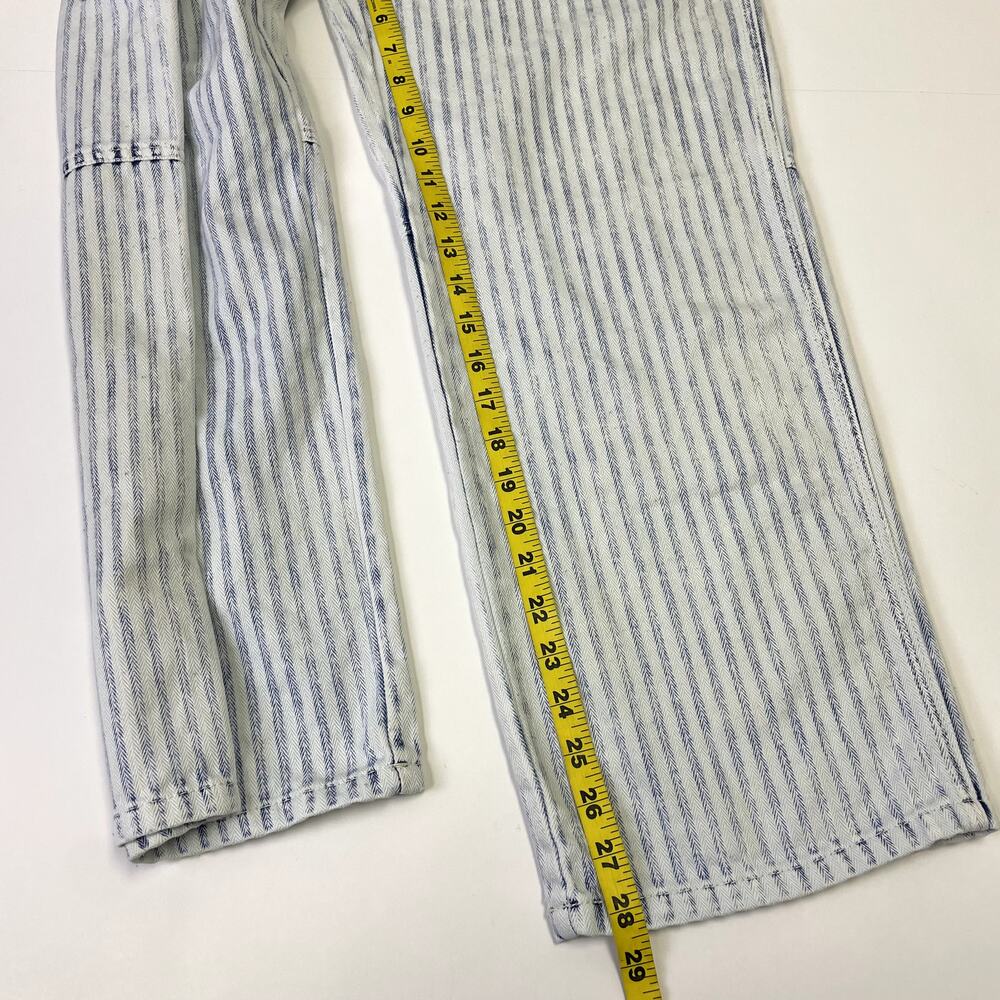 Faherty Topsail Overall Small Railroad Stripe Faded Boho Slouchy Classic - Picture 16 of 16